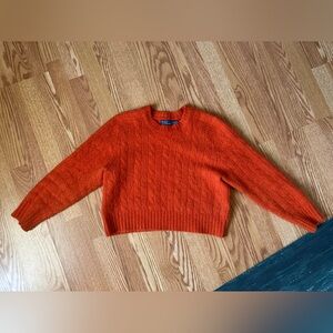 Polo Ralph Lauren Vibrant Orange Sweater